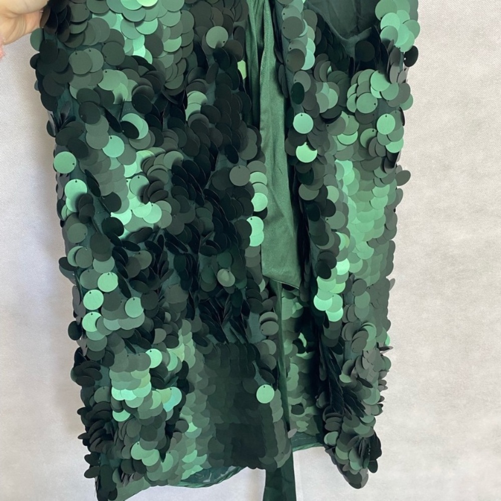 Sequinned One-Shoulder Mini Dress by Maeve - Picture 14 of 16